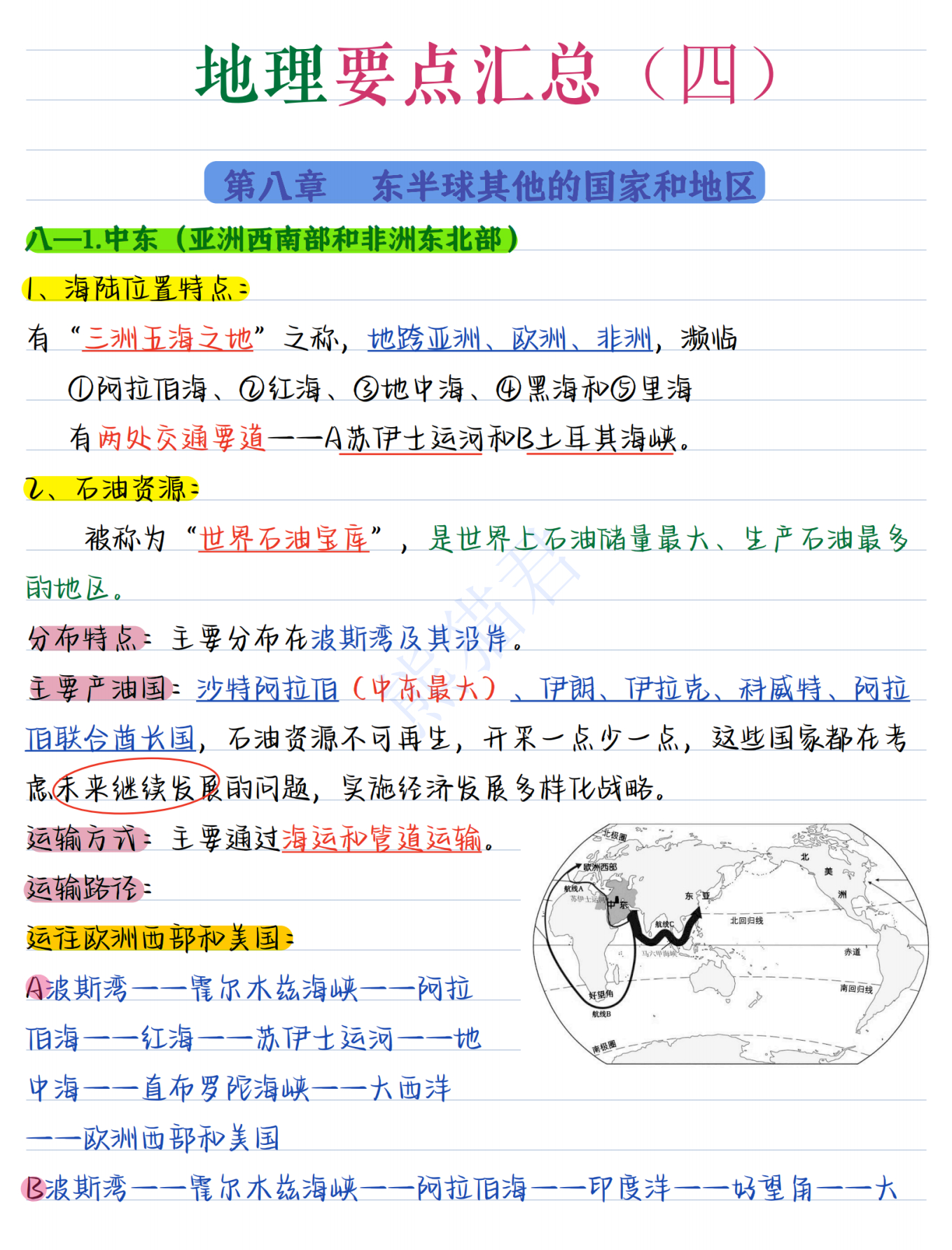 广东省考地理资料详解